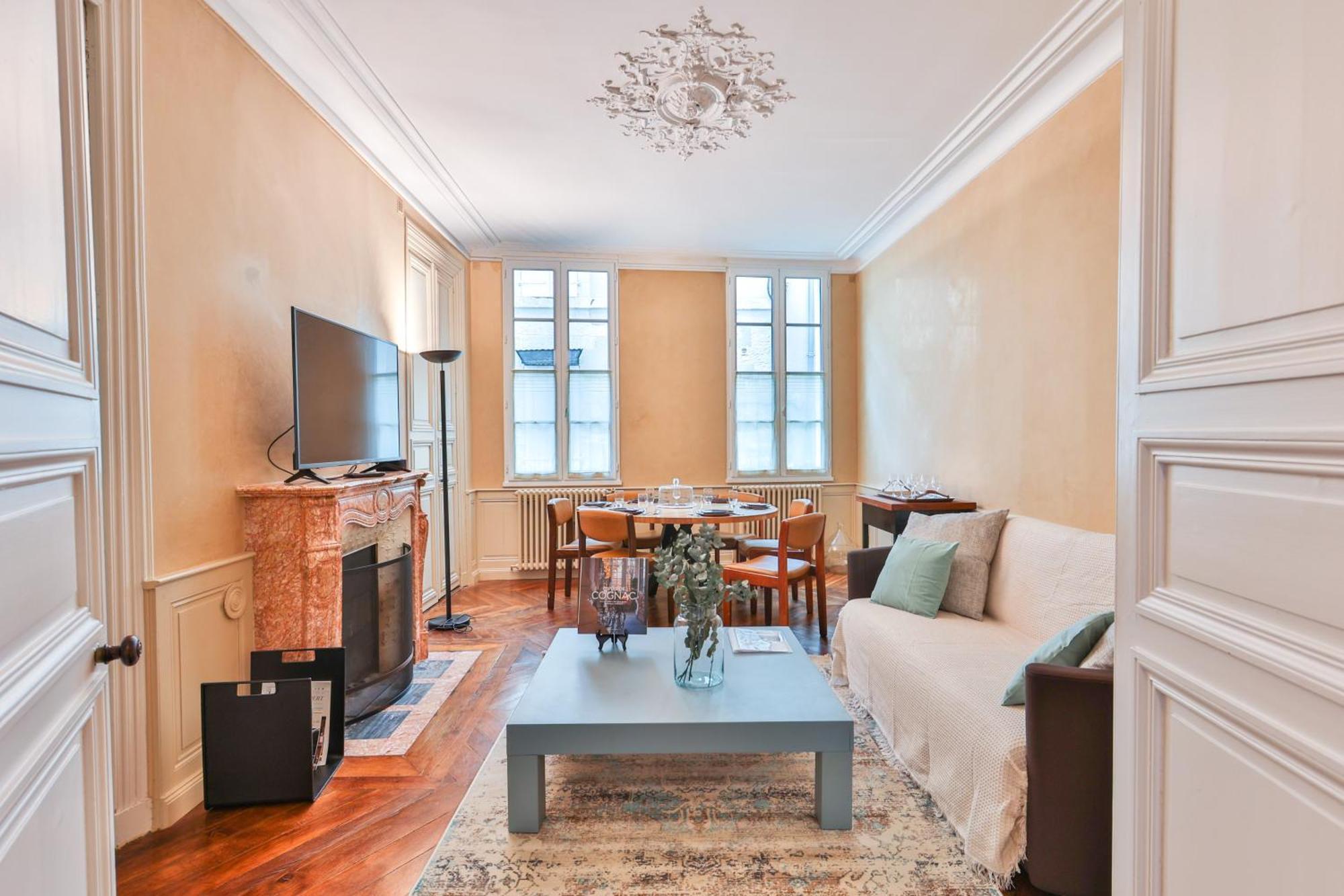 Le Cordon Bleu # Vieux-Cognac # Jardin Appartement Buitenkant foto